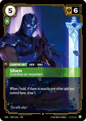 Shen, Scourge of Shadows - Vendetta (VEN) (042/166)