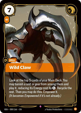 Wild Claw - Vendetta (VEN) (089/166)