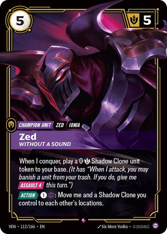 Zed, Without a Sound - Vendetta (VEN) (112/166)