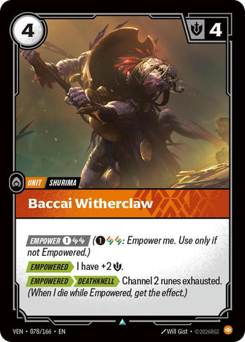 Baccai Witherclaw - Vendetta (VEN) (078/166)