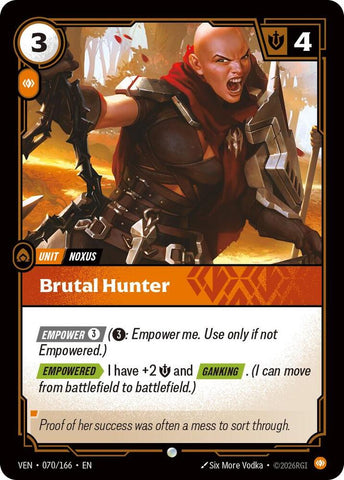 Brutal Hunter - Vendetta (VEN) (070/166)