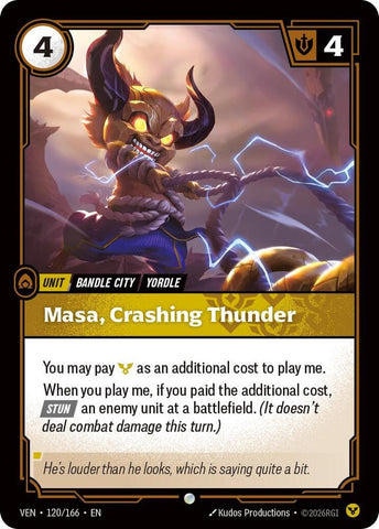 Masa, Crashing Thunder - Vendetta (VEN) (120/166)