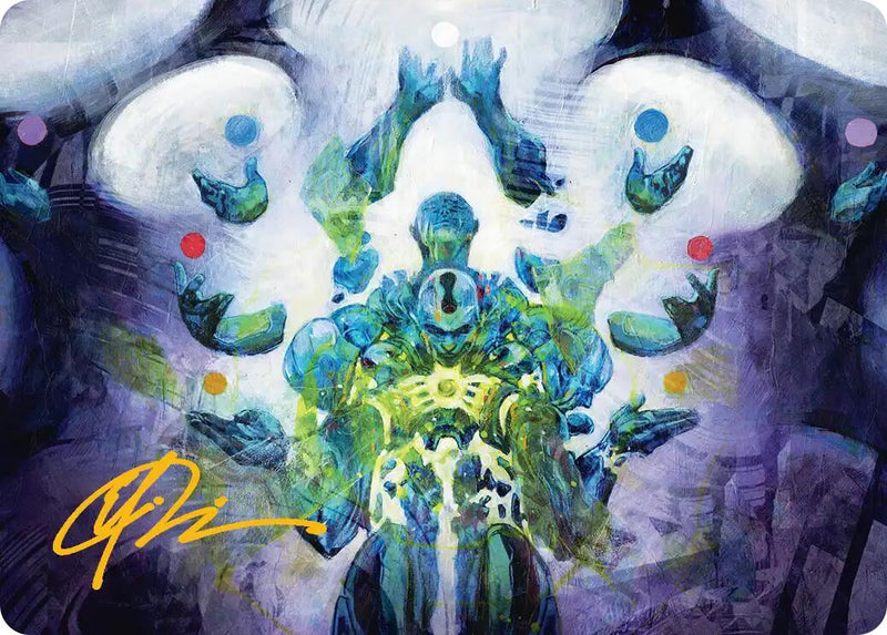 Avatar of Burgeoning Echoes Art Card (Gold-Stamped Signature) [Reality Fracture Art Series]