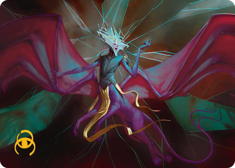 Ingris Stingerquill Art Card (Gold-Stamped Signature) [Reality Fracture Art Series]