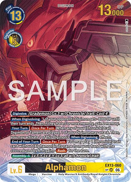 Alphamon [EX13-060] (SP) [Chivalrous XIII]