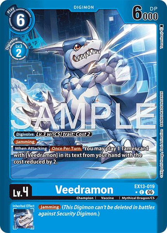 Veedramon [EX13-019] (Limited Foil) [Chivalrous XIII]