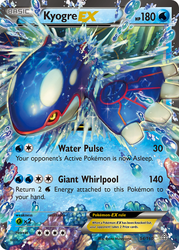 Kyogre EX (54/160) (ESPAÑOL) [XY: Primal Clash]