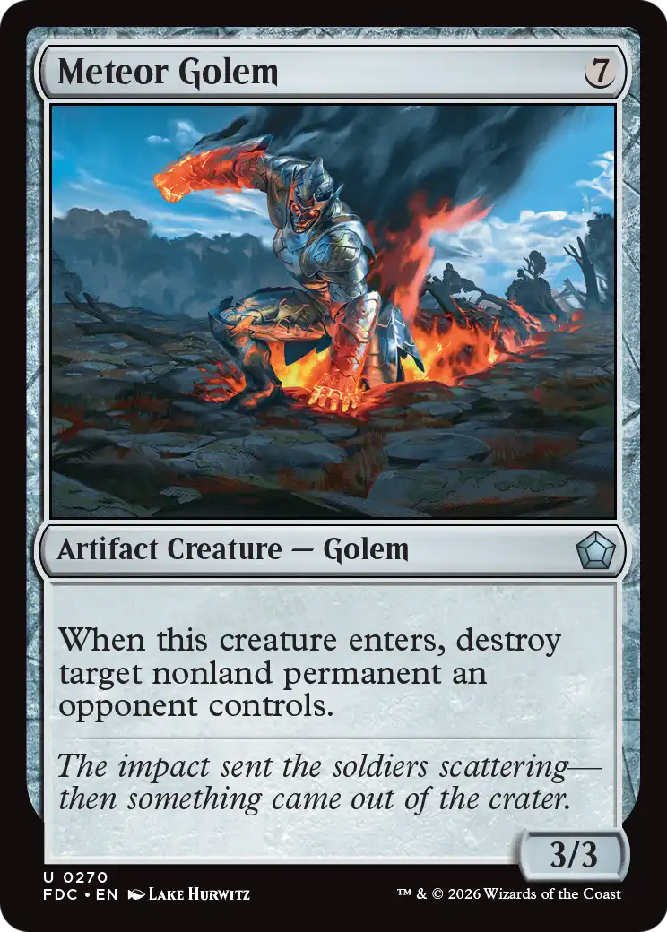 Meteor Golem [Foundations Commander]
