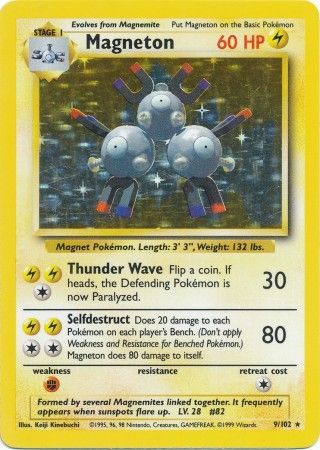 Magneton (9/102) [Base Set Unlimited] [ESPAÑOL]