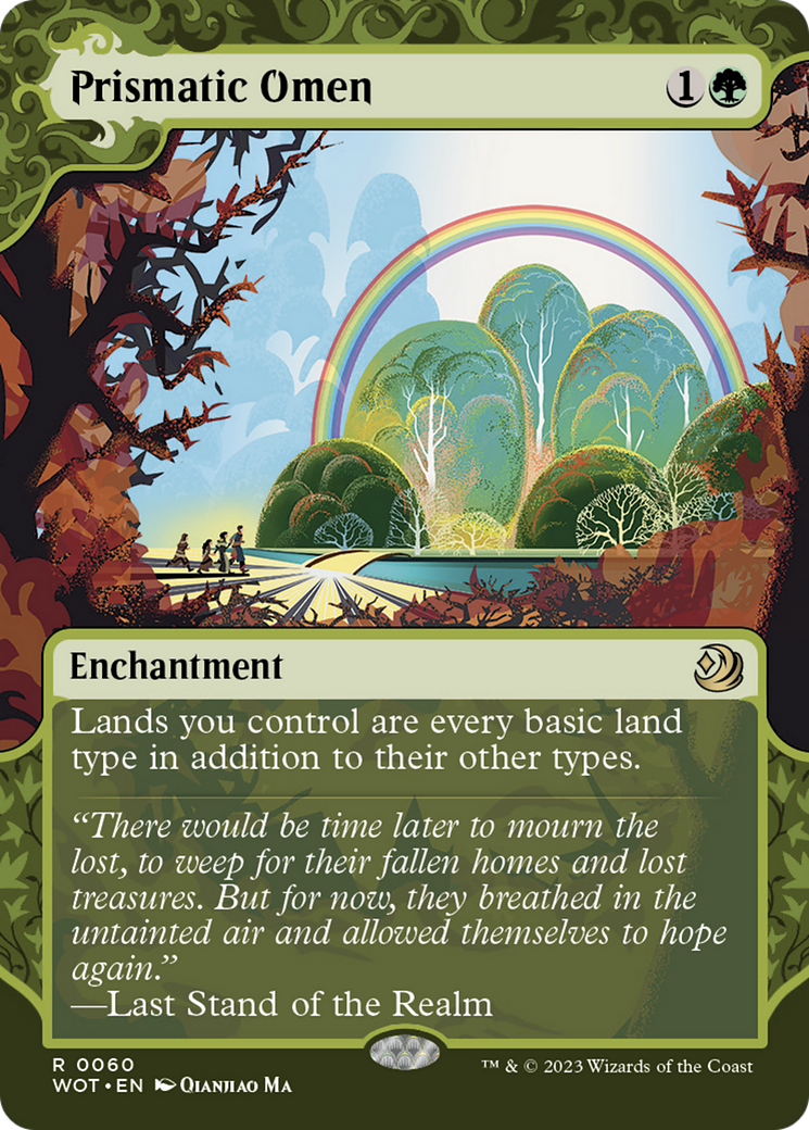 Prismatic Omen (ESPAÑOL) [Wilds of Eldraine: Enchanting Tales]