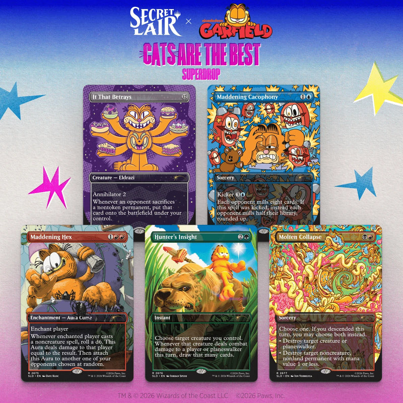 Preventa Secret x Garfield: Our Only Thought is to Entertain You