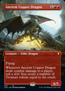 Ancient Copper Dragon (Borderless Alternate Art) (ESPAÑOL) [Commander Legends: Battle for Baldur's Gate]