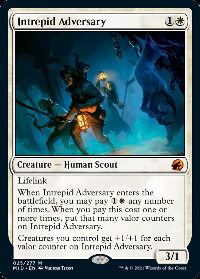 Intrepid Adversary (ESPAÑOL) [Innistrad: Midnight Hunt]