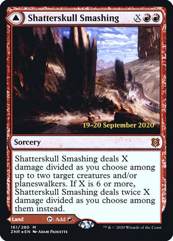 Shatterskull Smashing // Shatterskull, the Hammer Pass [Zendikar Rising Prerelease Promos] [ESPAÑOL]