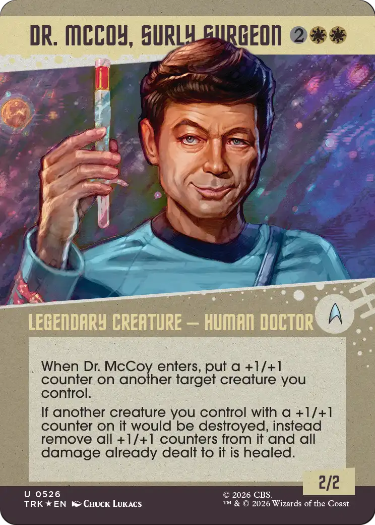 Dr. McCoy, Surly Surgeon (Showcase) (Surge Foil) [Star Trek]
