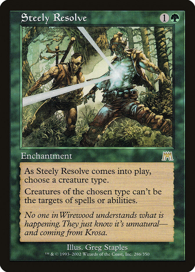 Steely Resolve [Onslaught] [ESPAÑOL]