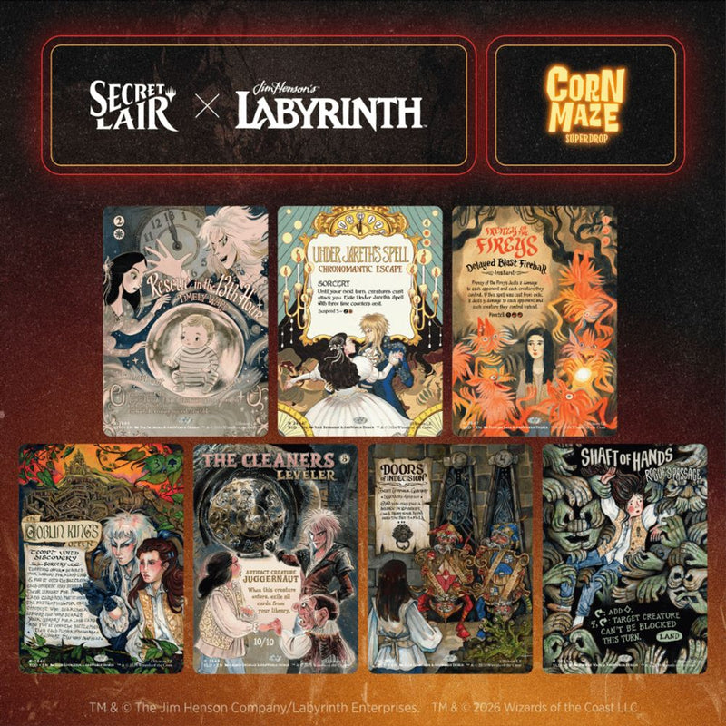 Preventa Secret Lair x Jim Henson’s Labyrinth: Through the Labyrinth