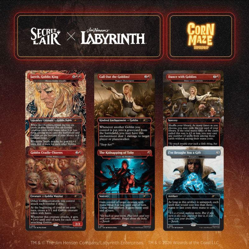 Preventa Secret Lair x Jim Henson’s Labyrinth: Fear Me, Love Me