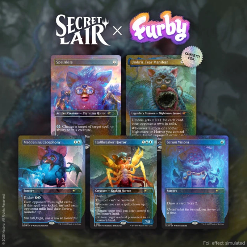 PREVENTA Secret Lair x Furby: The Oddbodies Confetti Foil Edition