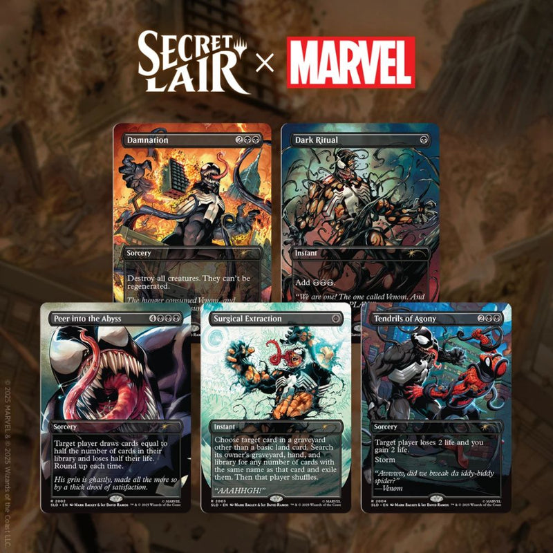 *PREVENTA* Secret Lair x Marvel’s Spider-Man: Venom Unleashed (Colors)