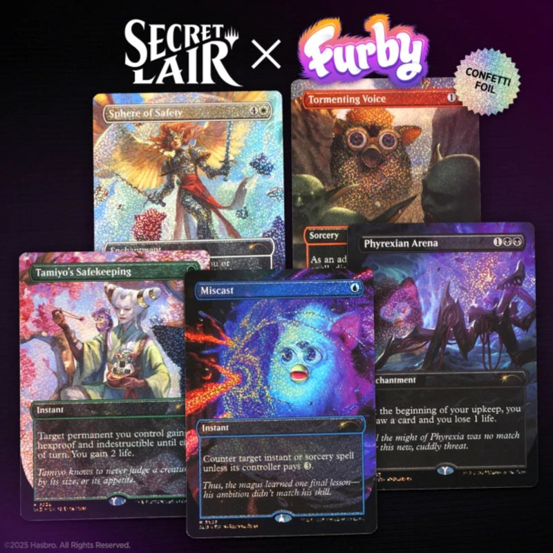 PREVENTA Secret Lair x Furby: The Gathering Confetti Foil Edition