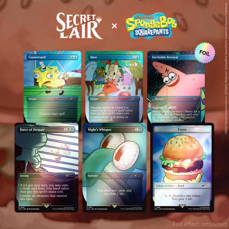 Preventa - Secret Lair x SpongeBob SquarePants: Internet Sensation Foil Edition