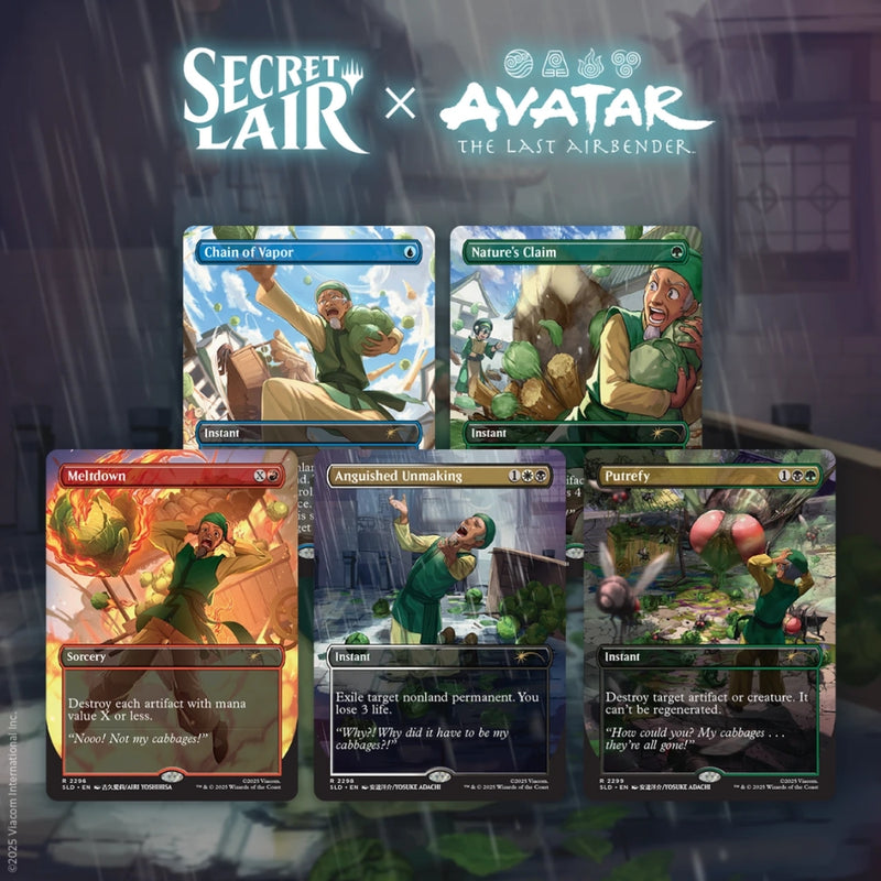 PREVENTA Secret Lair x Avatar: The Last Airbender | My Cabbages!