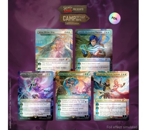 Secret Lair: Drop Series - Secret Lair x Hatsune Miku (Electric Entourage - Japanese Foil Edition).
