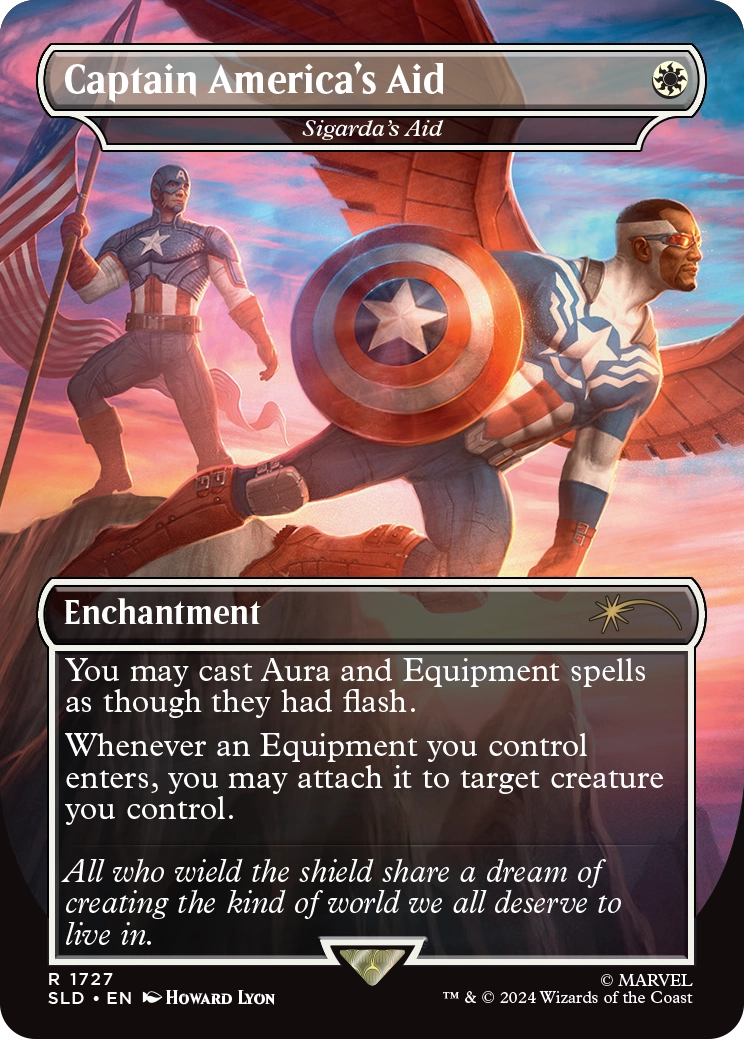 MTG SL マーベル 未開封 Captain America foil Secret Lair x Marvel's Captain America Foil Edition | Secret