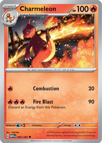 Charmeleon (005/165) (ESPAÑOL) [Scarlet & Violet: 151]