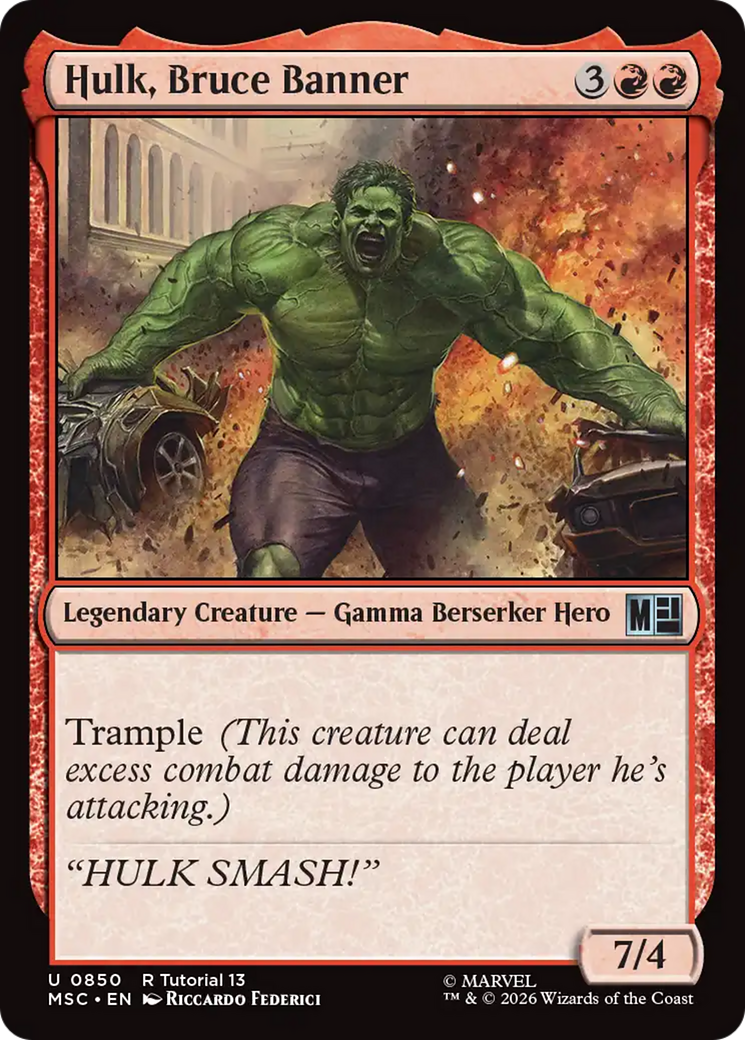 Hulk, Bruce Banner [Marvel Super Heroes Commander]