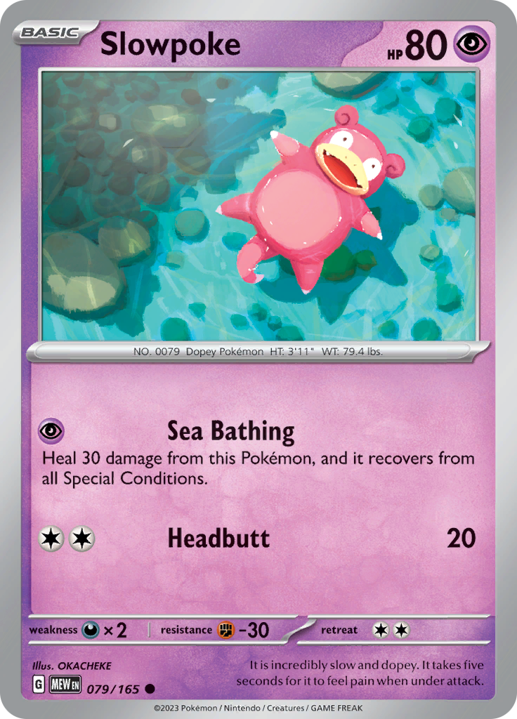 Slowpoke (079/165) (ESPAÑOL) [Scarlet & Violet: 151]