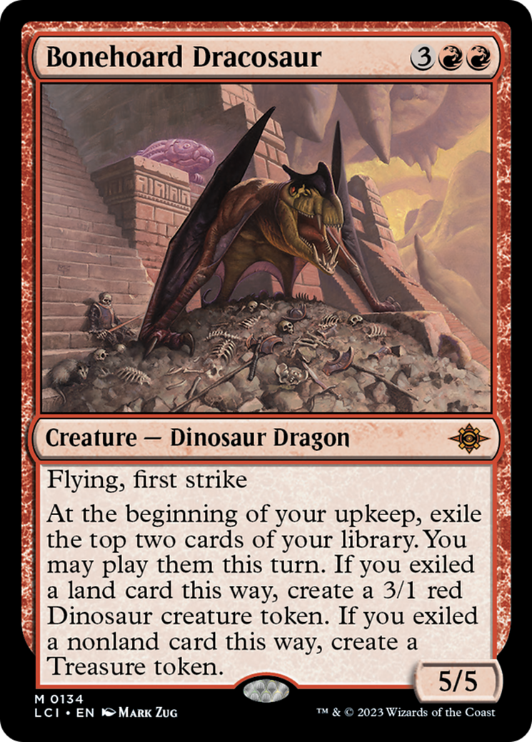 Bonehoard Dracosaur (ESPAÑOL) [The Lost Caverns of Ixalan]