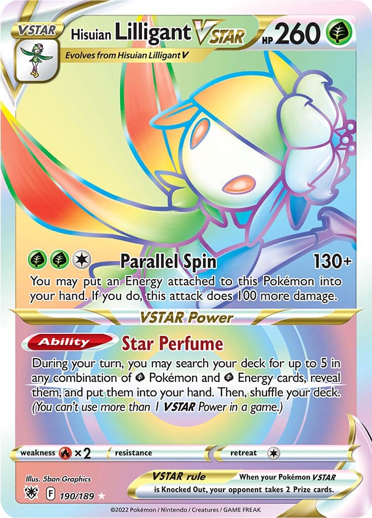 Hisuian Lilligant VSTAR (190/189) [Sword & Shield: Astral Radiance] [ESPAÑOL]