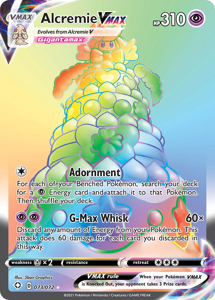Alcremie VMAX (073/072) [Sword & Shield: Shining Fates] [ESPAÑOL]