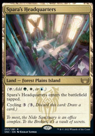 Spara's Headquarters (Promo Pack) [Streets of New Capenna Promos] [ESPAÑOL]
