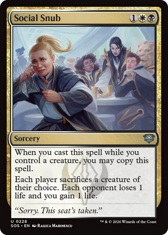 Social Snub [Secrets of Strixhaven]
