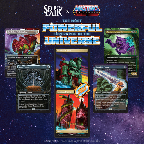 Preventa Secret Lair x Masters of the Universe™: Sold Separately