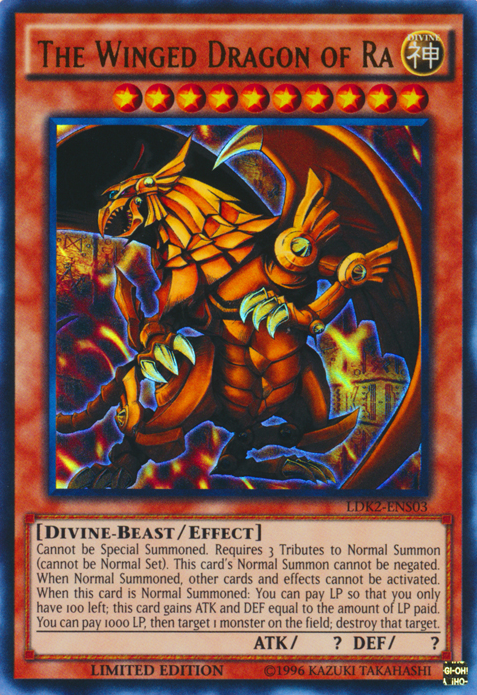 遊戯王OCG THE WINGED DRAGON OF RA The Winged Dragon of Ra [LDK2-ENS03] Ultra Rare