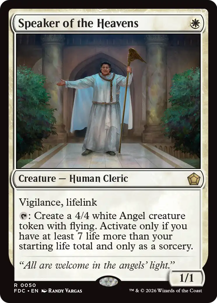 Speaker of the Heavens [Foundations Commander]