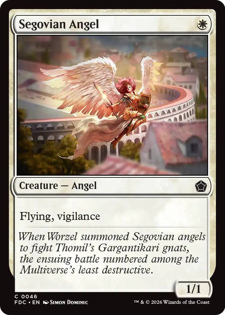 Segovian Angel [Foundations Commander]