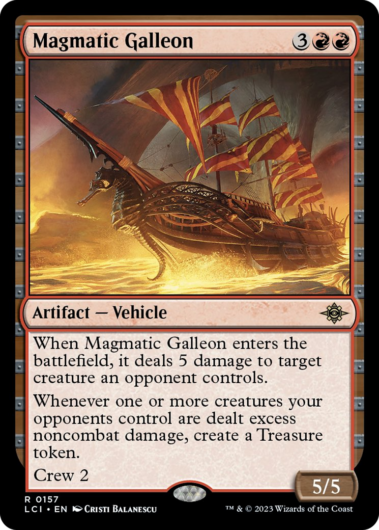 Magmatic Galleon (ESPAÑOL) [The Lost Caverns of Ixalan]