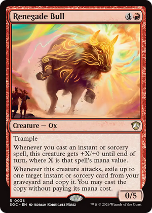 Renegade Bull [Secrets of Strixhaven Commander]