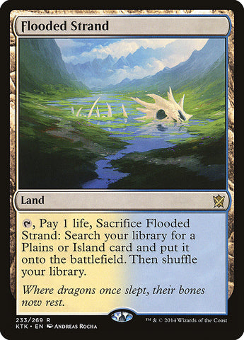 Flooded Strand (ESPAÑOL) [Khans of Tarkir]