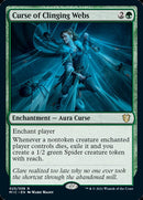 Curse of Clinging Webs (ESPAÑOL) [Innistrad: Midnight Hunt Commander]