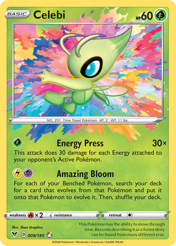 Celebi (009/185) [Sword & Shield: Vivid Voltage] [ESPAÑOL]