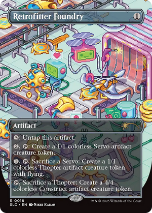 Retrofitter Foundry. [Secret Lair Countdown Kit]