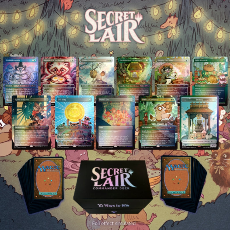 Secret Lair Commander Deck: 20 Ways to Win Secret Lair Commander Deck: 20 Ways to Win