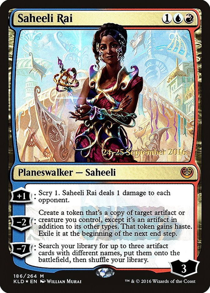 Saheeli Rai [Kaladesh Prerelease Promos] [ESPAÑOL]