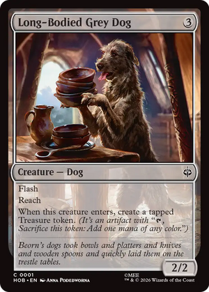 Long-Bodied Grey Dog [The Hobbit]